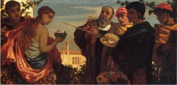 Elihu Vedder : The Artist and Students Before a Model